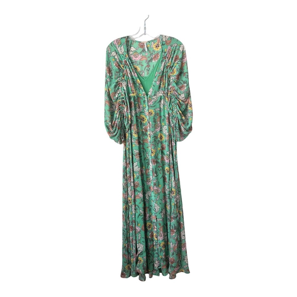 Free People Green Floral Dress